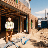 Ian Collins is creating the highly energy-efficient family home for himself in Chapel Allerton
