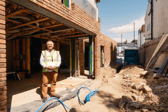 Ian Collins is creating the highly energy-efficient family home for himself in Chapel Allerton