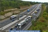 There are severe delays on the A1(M) following a crash near Leeds