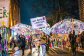 2025’s Lantern Parade on Farsley Town Street.