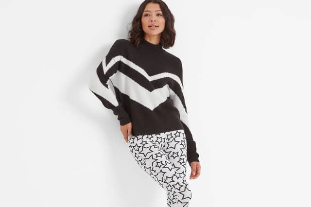 TOG24 Snowdon Womens Thermal Base Layer Leggings have more than 60% off in the brand's clearance sale. Pictured are the star print version.