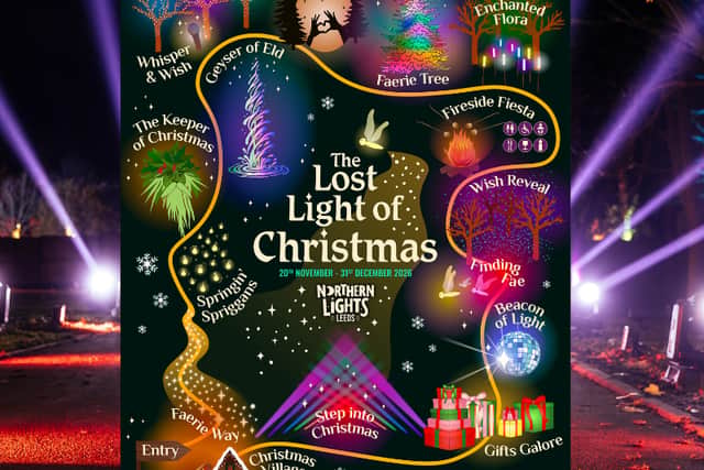 Your official map ahead of this year's Northern Lights Leeds
