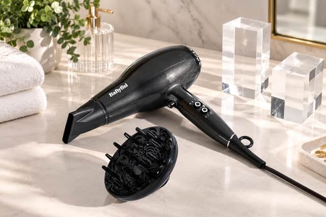 BaByliss Platinum Diamond Hair Dryer with diffuser is currently 49% off on Amazon.