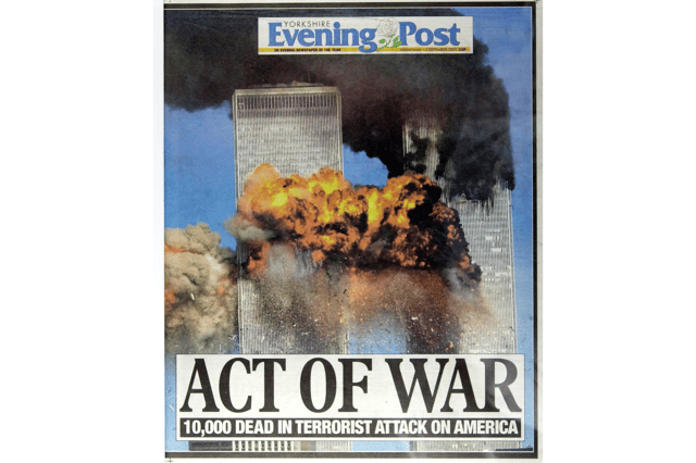 The Yorkshire Evening Post front page 25 years ago.