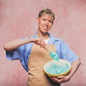 Tom, a hairdresser from West Yorkshire, is one of 12 bakers on this year's The Great British Bake Off