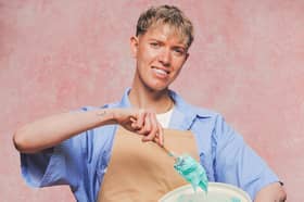 Tom, a hairdresser from West Yorkshire, is one of 12 bakers on this year's The Great British Bake Off