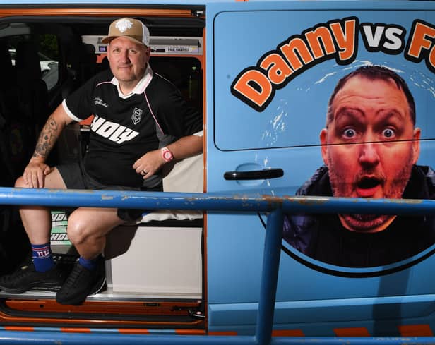 7th July 2026
Pictured Danny Malin with his food truck, Leeds
Picture Gerard Binks