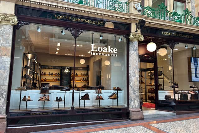 Loake's Shoemakers has opened in the Victoria Quarter