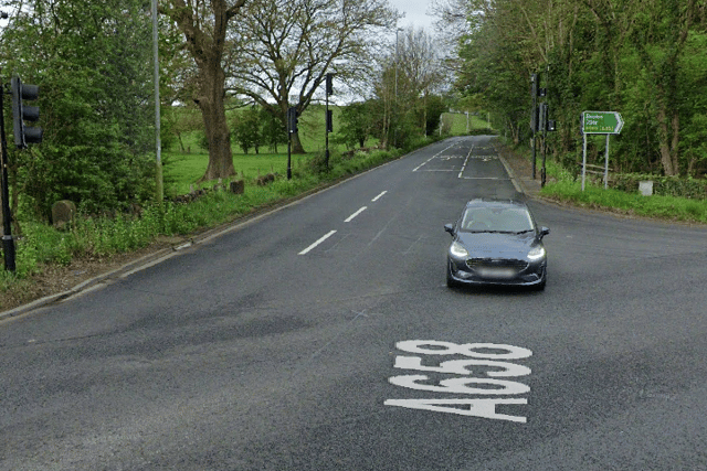 A contraflow system is currently in place at the junction between Pool Bank New Road and Leeds Road A660.