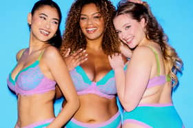 Lemonade Dolls’ colourful Flex Collection in Aqua combines turquoise, soft pink and zesty lime green for a fresh take on everyday lingerie.