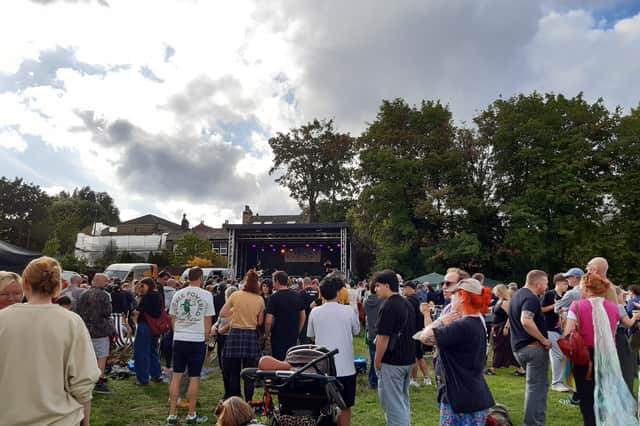 Crowds growing at Armley festival