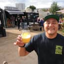 Piglove By The River Craft Beer Festival 13-09-2026 pic Steve Riding
Maros Ramirez, founder and head brewer at Piglove takes timec out for a beer