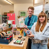 Jakob Creswell-Rost and Freya Hawtin are founders of botanical-inspired gift business Studio Wald