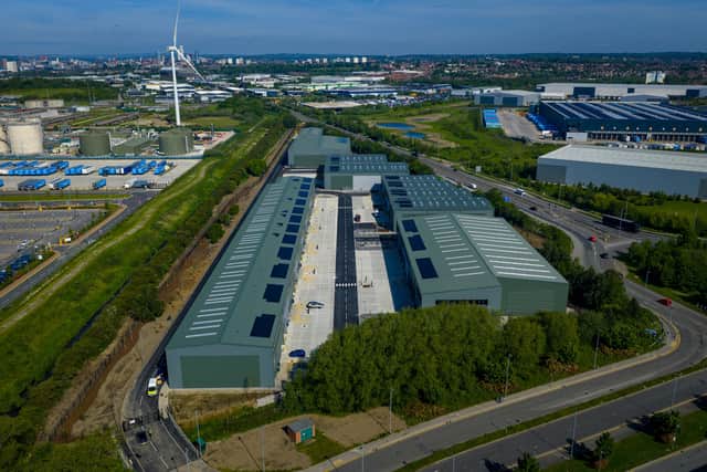 Construction on a new urban logistics development has been completed in Leeds