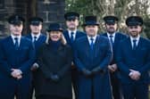 Gateway Funeral Services owners Emma and Richard Arnold with members of their dedicated team.