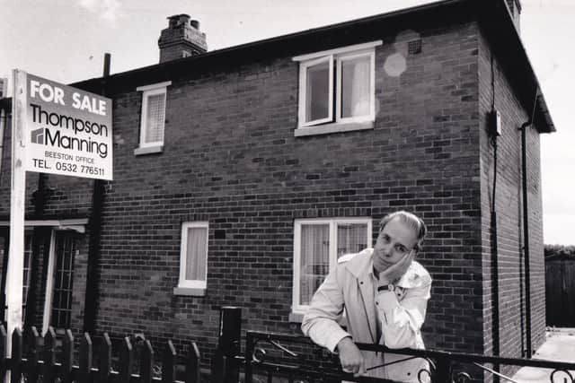 Cyril Jeffries pictured outside the house he was trying to sell on Middleton Park Mount.