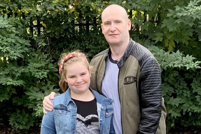 John Granahan and his daughter Olivia in 2018