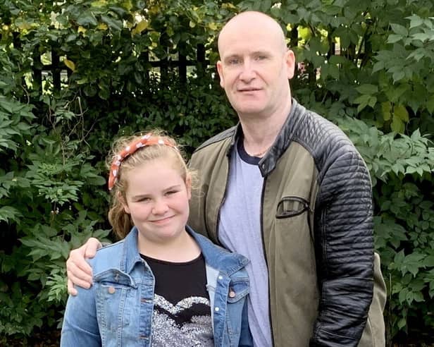 John Granahan and his daughter Olivia in 2018