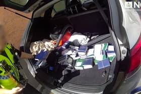 Hundreds of passports found in a car after arrest of people smugglers 