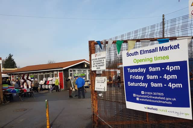 South Elmsall Market is one of six local markets operated by Wakefield Council