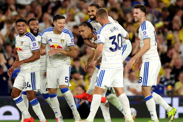Leeds United’s penalty claims being denied mattered little in the end.
