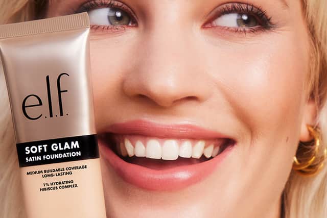Satin foundation such as e.l.f. Soft Glam Satin Foundation, offers a middle-ground finish for anyone searching for a more natural-looking everyday make-up base.