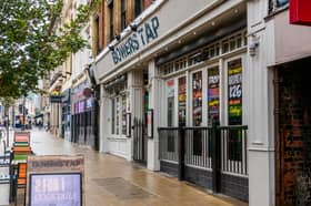 Bowers Tap, Lower Briggate, Leeds.
Picture By Yorkshire Evening Post Photographer,  James Hardisty. Date: 19th October 2023.