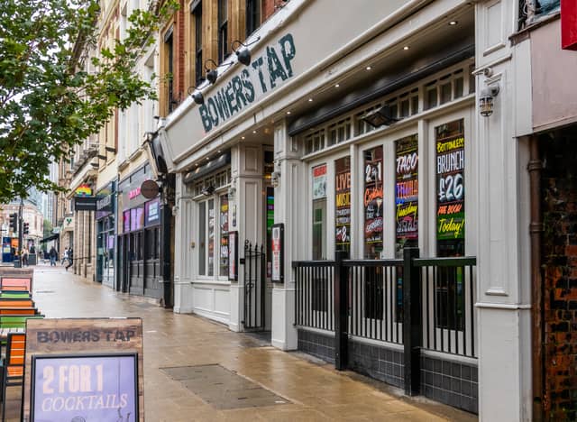 Bowers Tap, Lower Briggate, Leeds.
Picture By Yorkshire Evening Post Photographer,  James Hardisty. Date: 19th October 2023.