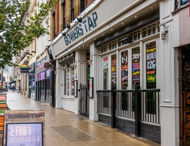 Bowers Tap, Lower Briggate, Leeds.
Picture By Yorkshire Evening Post Photographer,  James Hardisty. Date: 19th October 2023.