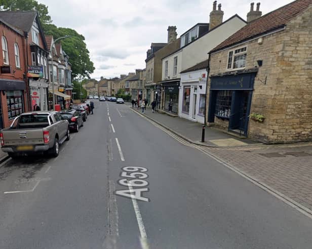 The incident took place on High Street this morning