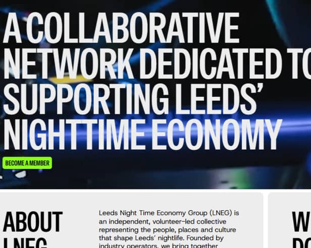 The Leeds Night-Time Economy Group (LNEG) has unveiled its first dedicated website and networking programme to give the city's after-dark sector a unified voice  