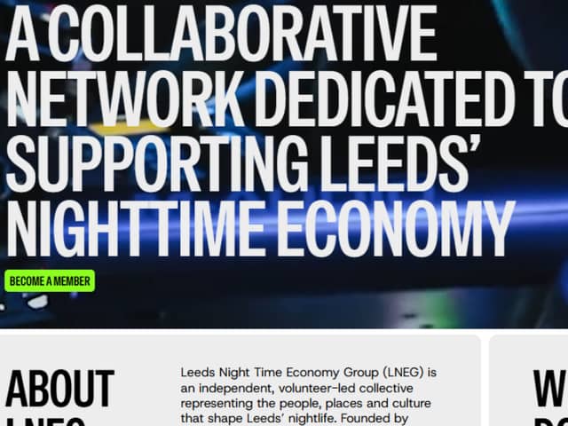 The Leeds Night-Time Economy Group (LNEG) has unveiled its first dedicated website and networking programme to give the city's after-dark sector a unified voice  