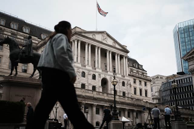 A general view of the Bank of England
