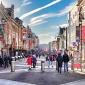 Footfall across the city centre is currently consistently up on the same period last year