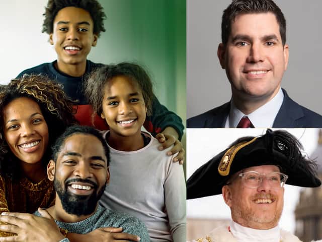 (Top left to bottom right) Richard Burgon, MP for Leeds East and the Lord Mayor of Leeds, Councillor Stephen Holroyd are just some of the speakers at this year's Afrikindness Parenting & Inclusion Conference