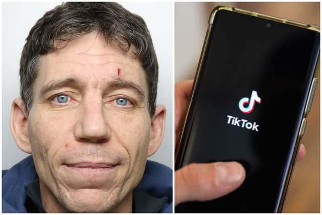 Campy (pictured) attacked his partner after a row about the volume on his phone as he watched TikTok videos.
