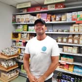 Damian Tapper owner of Out of This World health food store in Leeds