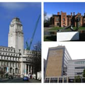 11 best-ranked universities in Yorkshire for graduate prospects.