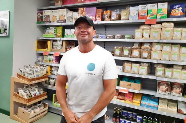 Damian Tapper owner of Out of this World food store in Leeds city centre