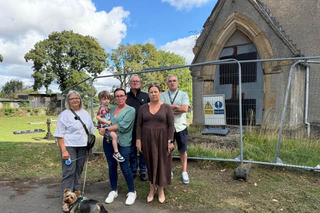 Residents and councillors have started a campaign to save two historic chapels in Knottingley Cemetery