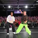 Motsi Mabuse surprised Zumba instructors at ZIN Academy in Manchester