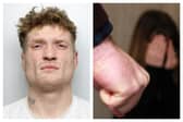 Jordan Cass attacked his pregnant partner after she attempted to flush a bag of his cocaine down the toilet.