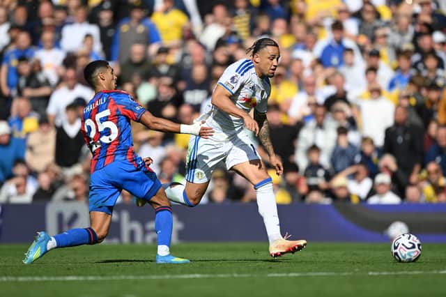 Noah Okafor has enjoyed life at Leeds United.