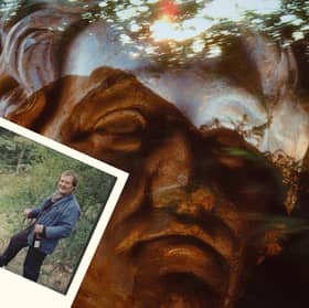 A new podcast on the "Bingley Byron" has launched, celebrating the works of John Nicholson based on research from the late Tony Harrison (inset)