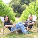 21st July 2026
Independant Business feature on Knotfield Vines, Rawdon.
Pictured Sophie Ellis and Laura Tillotson at the vineyard.
Picture Gerard Binks