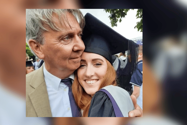 David with his daughter Molly.