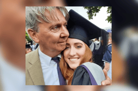 David with his daughter Molly.