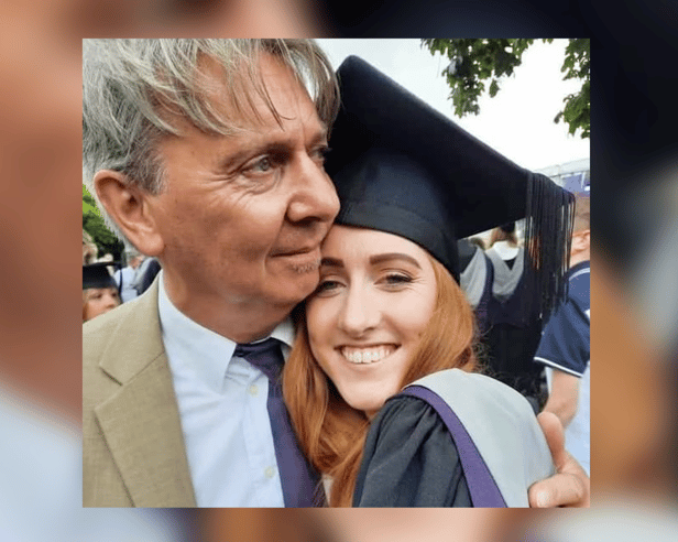 David with his daughter Molly.