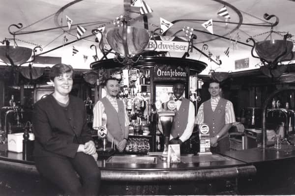 Inside The Bond on Albion Street in June 1994.