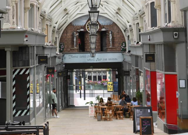 The business is located in the Grand Arcade